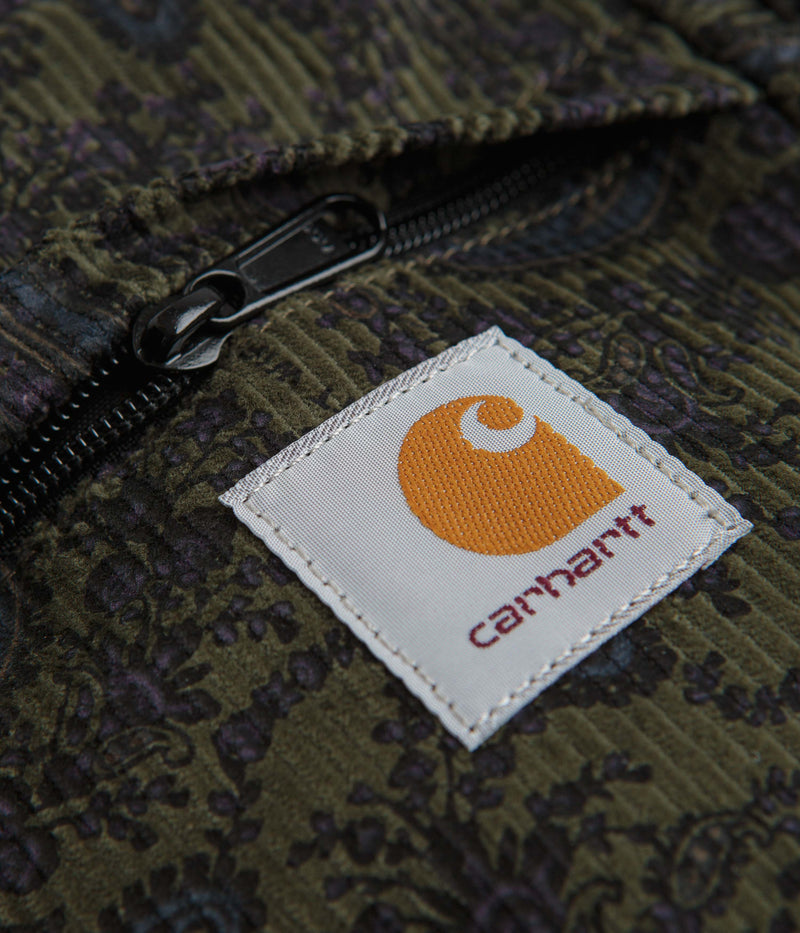 Carhartt Flint Shoulder Pouch in Paisley Print and Plant