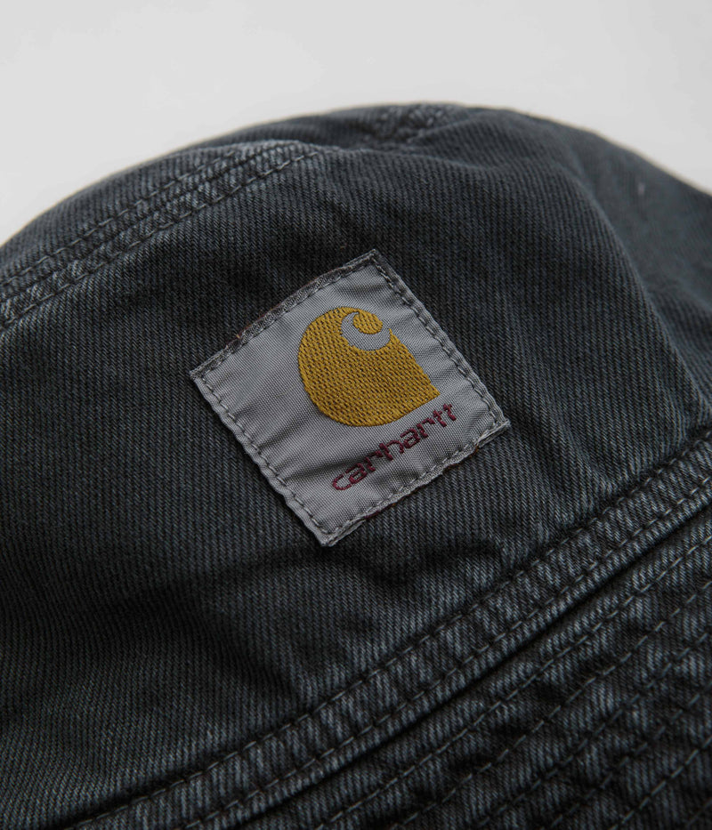 Carhartt Garrison Bucket Hat in Stone Dyed Black