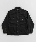 Carhartt Garrison Coat in Stone Dyed Black