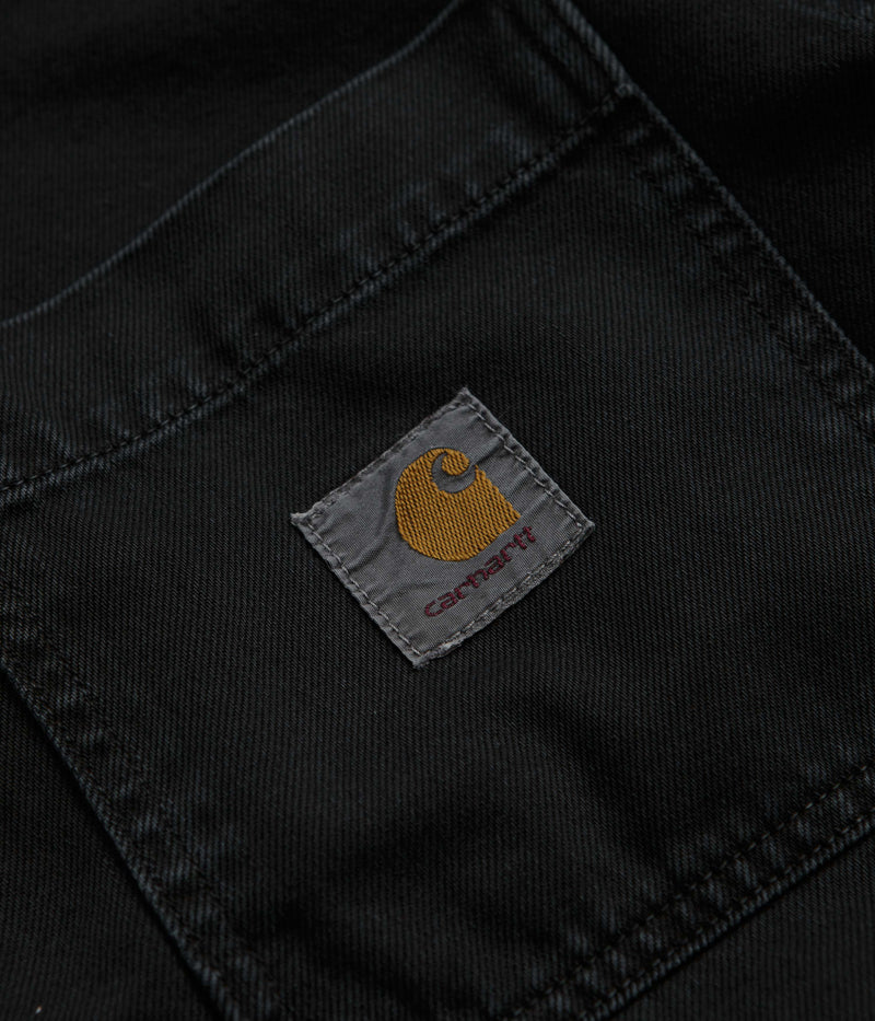 Carhartt Garrison Coat in Stone Dyed Black