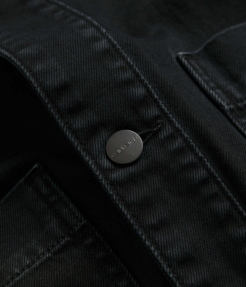 Carhartt Garrison Coat in Stone Dyed Black
