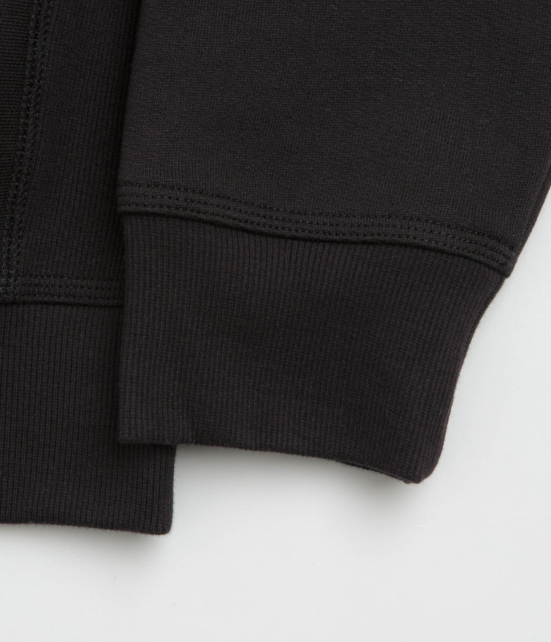 Carhartt Half Zip American Script Sweatshirt in Black