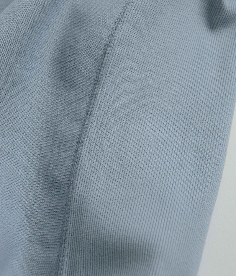 Carhartt Half Zip American Script Sweatshirt in Frosted Blue