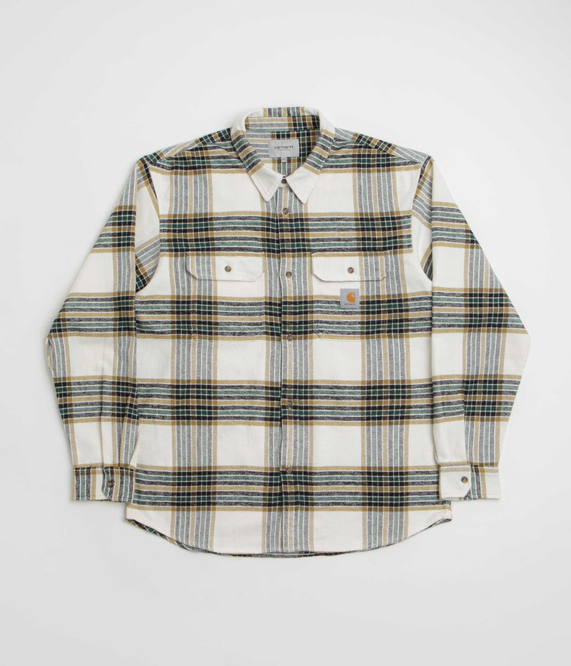 Carhartt Hawkins Shirt in Hawkins Check and Wax / Larch