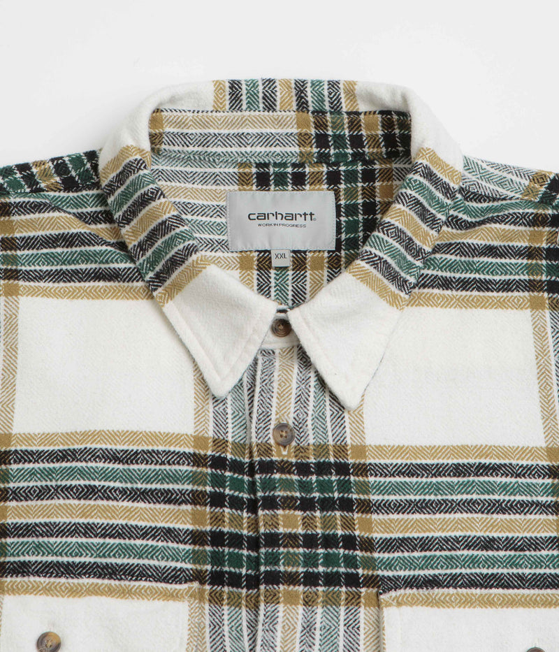 Carhartt Hawkins Shirt in Hawkins Check and Wax / Larch