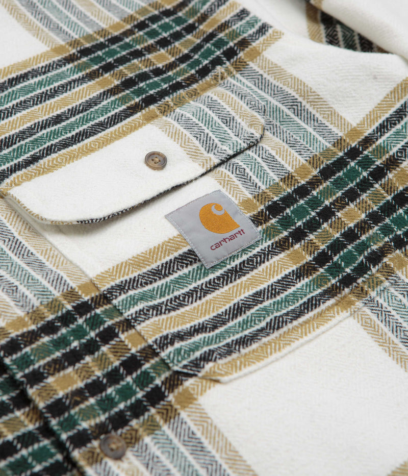 Carhartt Hawkins Shirt in Hawkins Check and Wax / Larch
