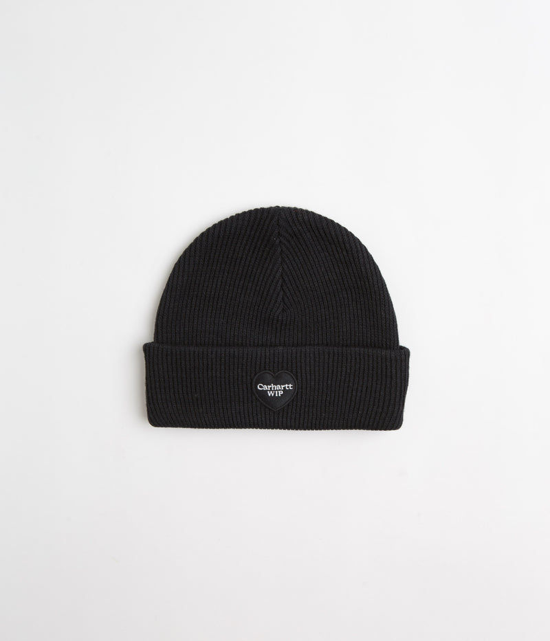 Carhartt Heart Patch Beanie in Black