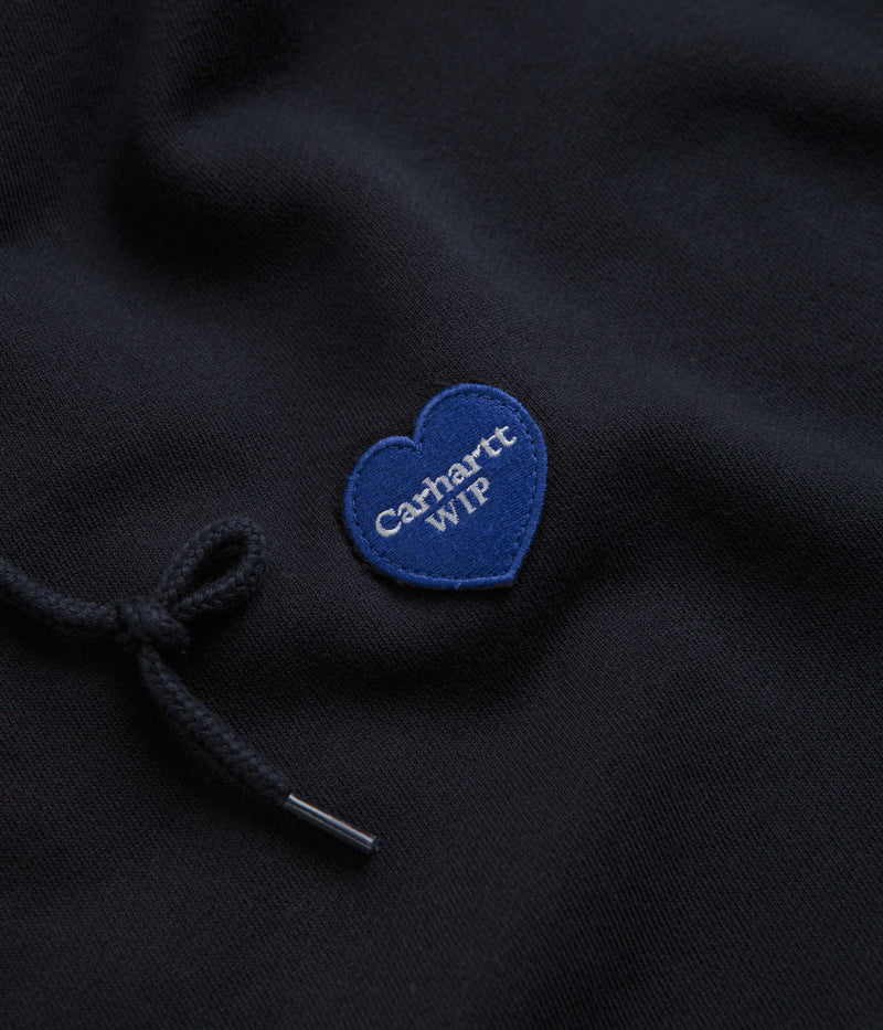 Carhartt Heart Patch Hoodie in Dark Navy
