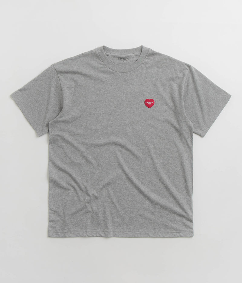 Carhartt Heart Patch T-Shirt in Grey Heather