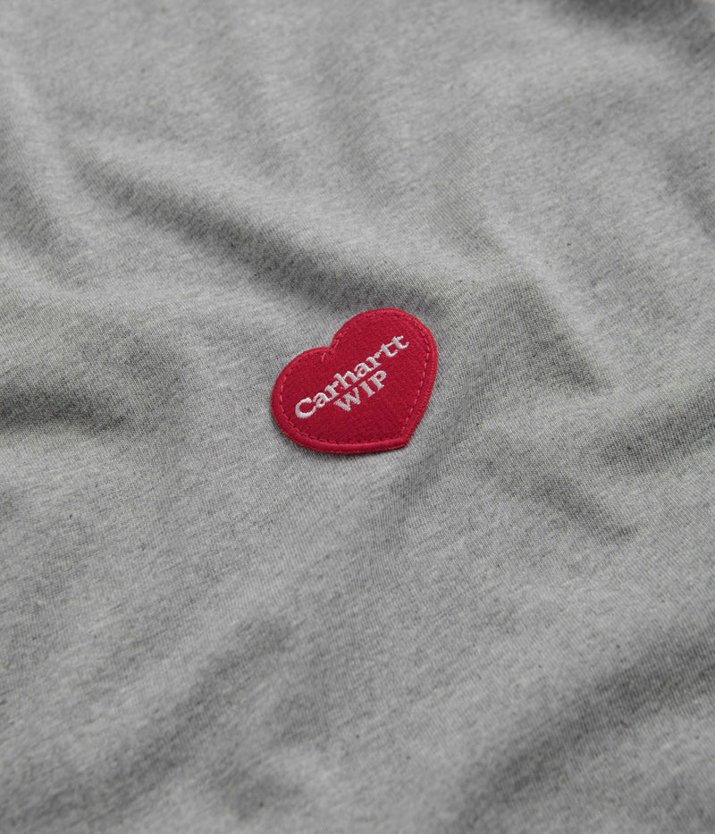 Carhartt Heart Patch T-Shirt in Grey Heather