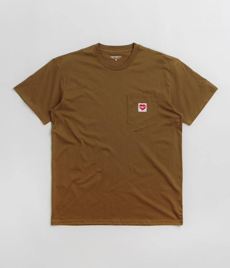 Carhartt Heart Pocket T-Shirt in Deep Hamilton Brown