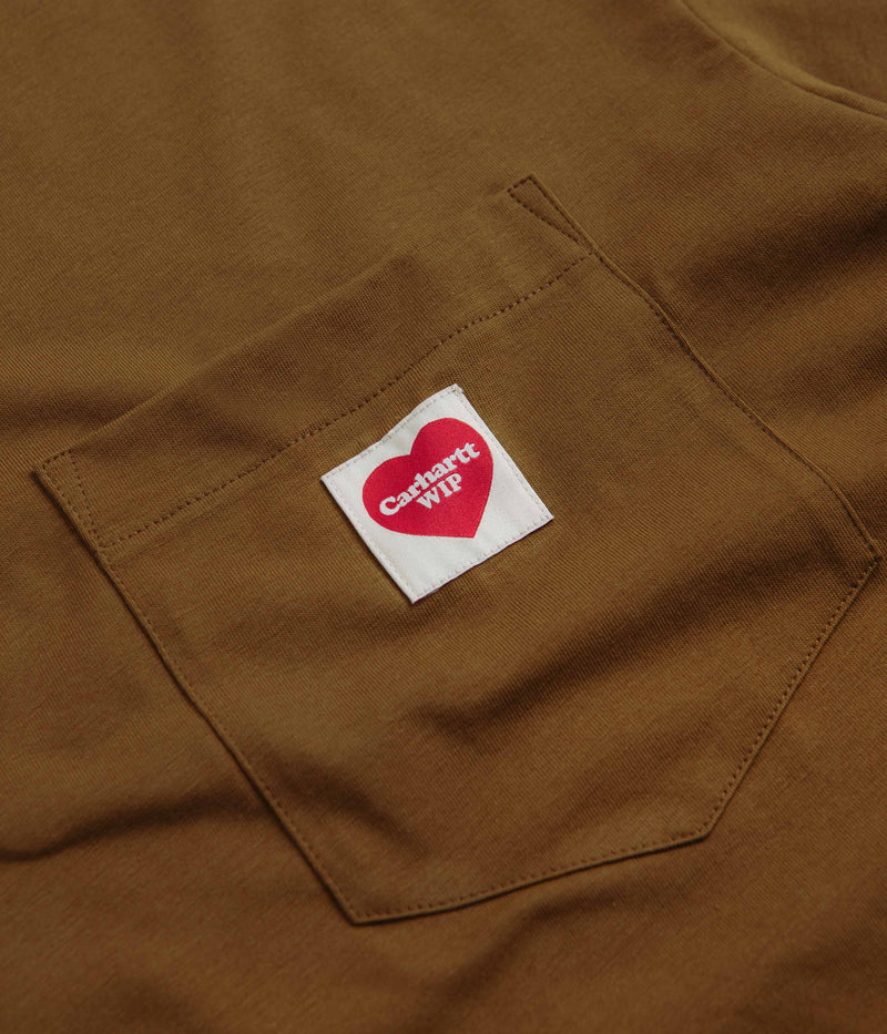 Carhartt Heart Pocket T-Shirt in Deep Hamilton Brown
