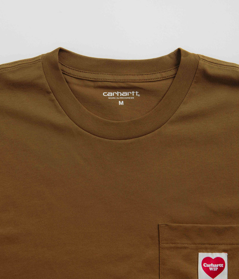 Carhartt Heart Pocket T-Shirt in Deep Hamilton Brown