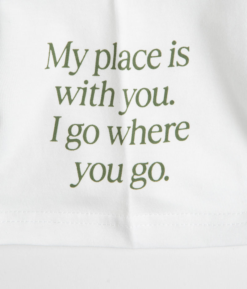 Carhartt Home T-Shirt in White and Dollar Green