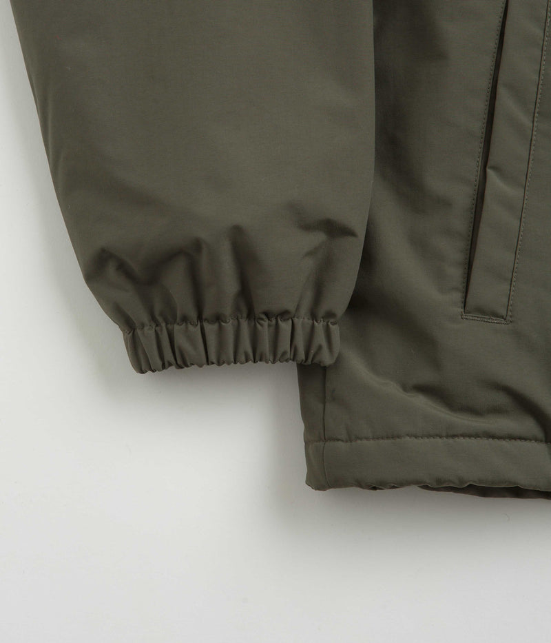 Carhartt Hooded Coach Jacket in Cypress and Black