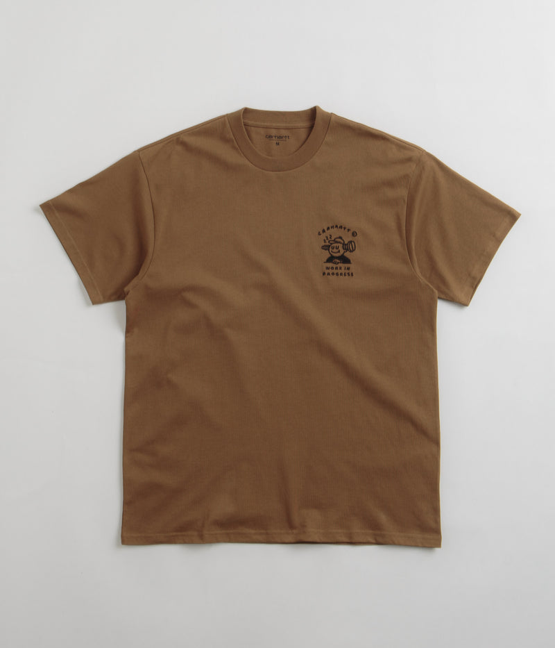 Carhartt Icons T-Shirt in Hamilton Brown and Black