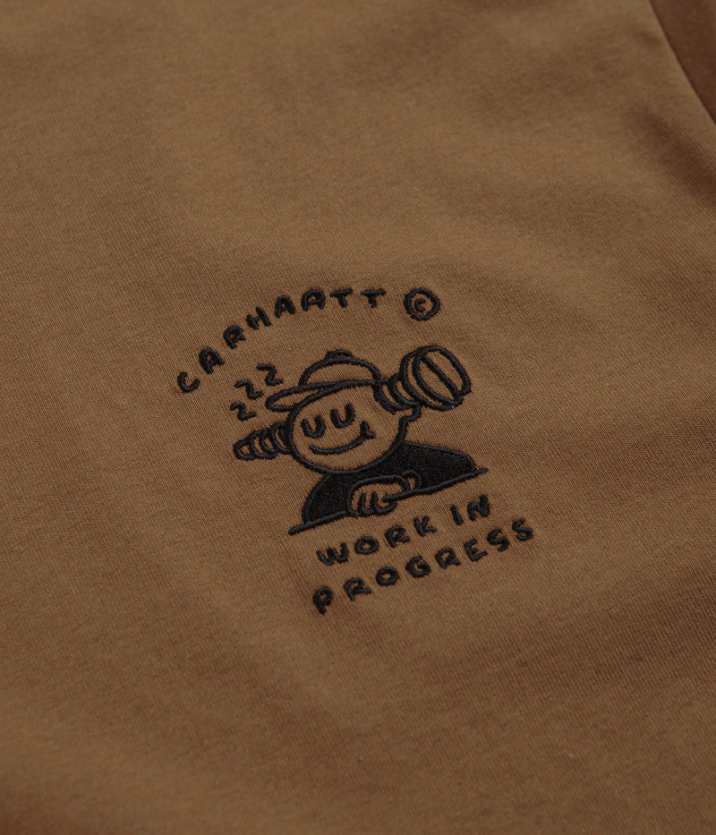 Carhartt Icons T-Shirt in Hamilton Brown and Black