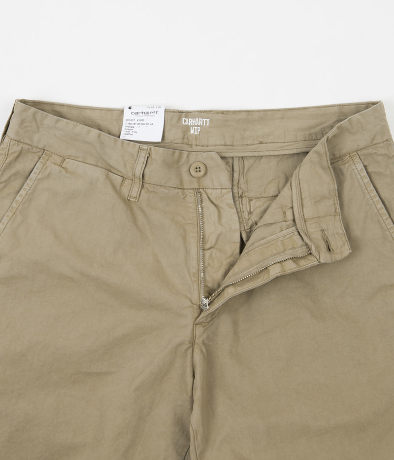 Carhartt Johnson Shorts in Leather