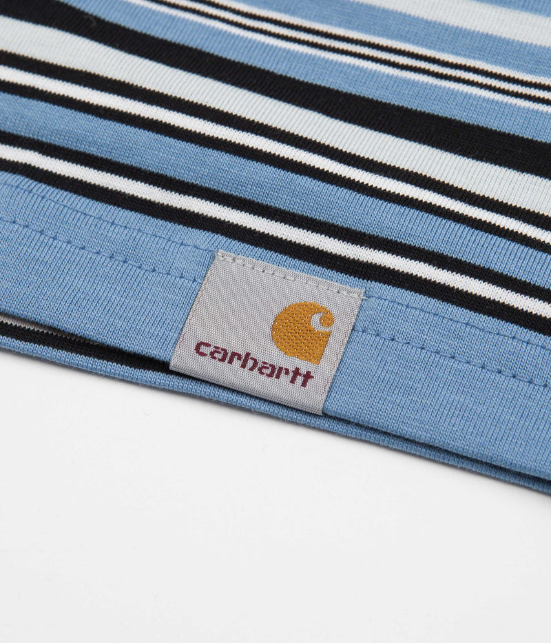 Carhartt Lafferty T-Shirt in Lafferty Stripe and Piscine