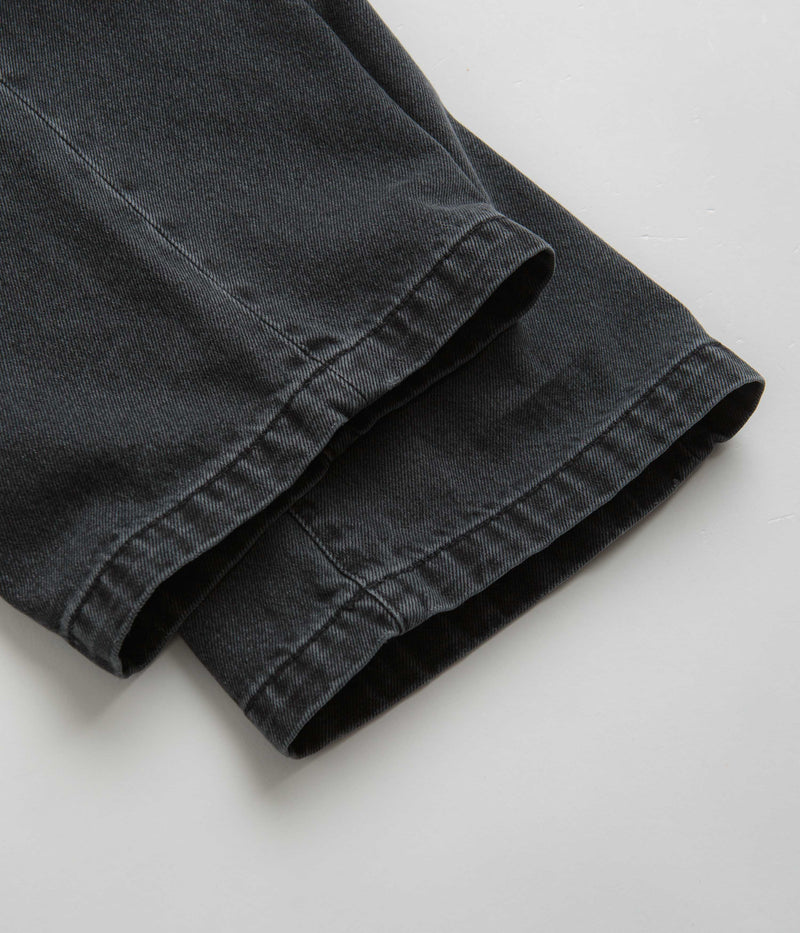 Carhartt Landon Pants in Black Heavy Stone Washed