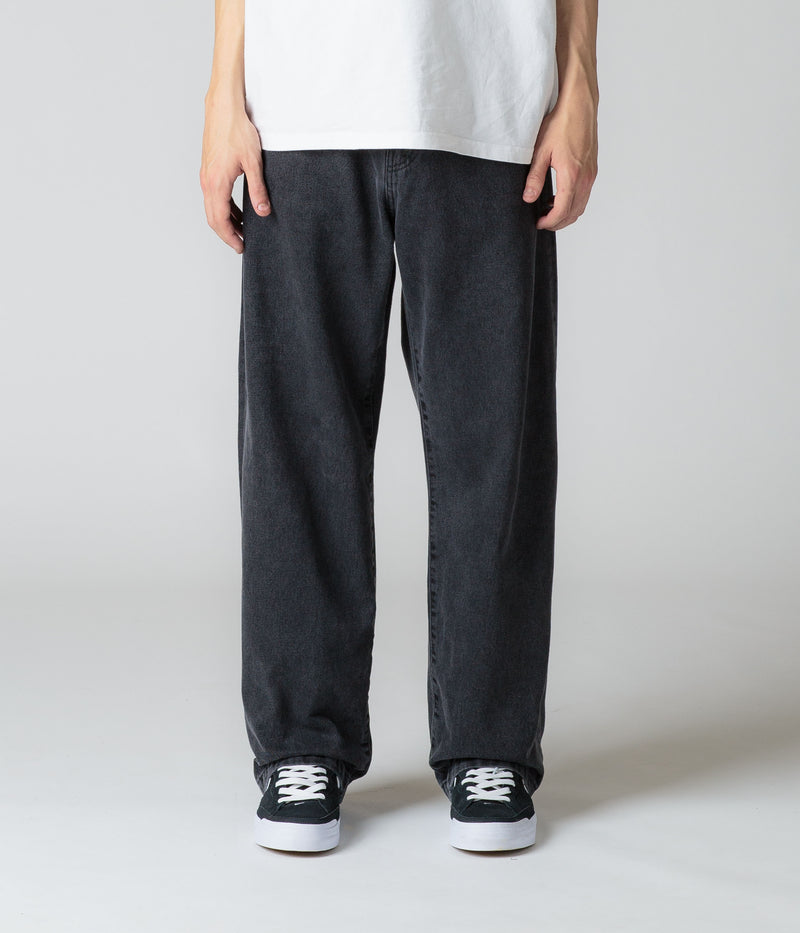 Carhartt Landon Pants in Black Heavy Stone Washed