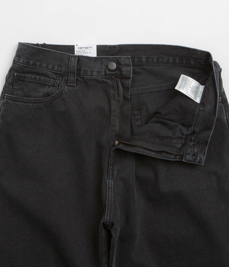 Carhartt Landon Pants in Black Stone Washed