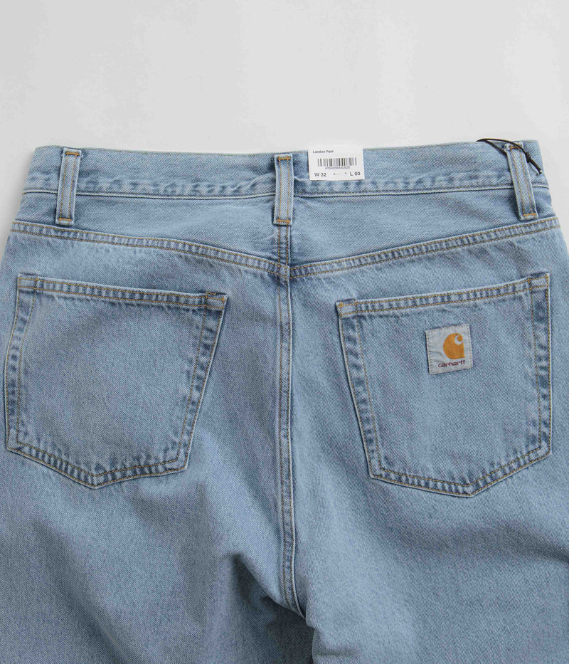 Carhartt Landon Pants in Blue Bleached