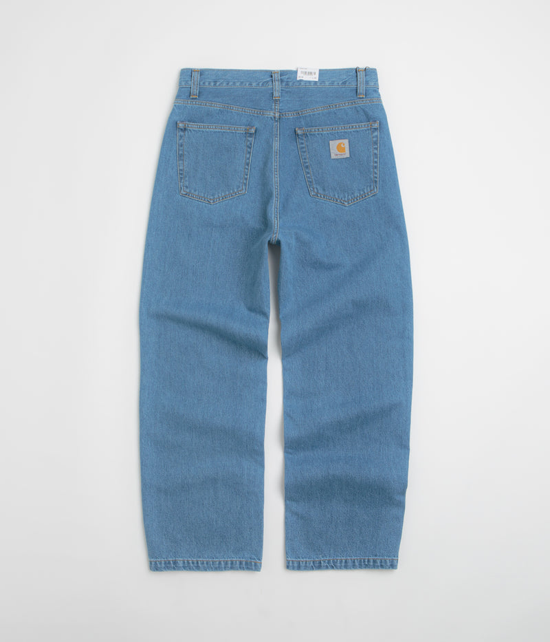 Carhartt Landon Pants in Blue Heavy Stone Washed