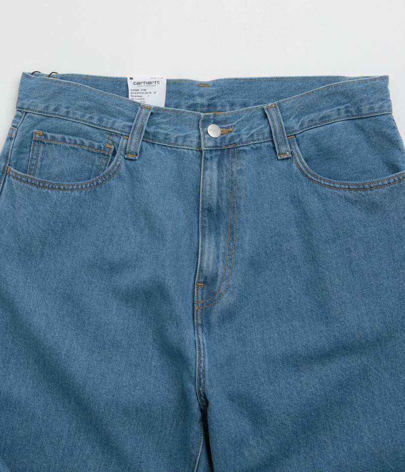 Carhartt Landon Pants in Blue Heavy Stone Washed