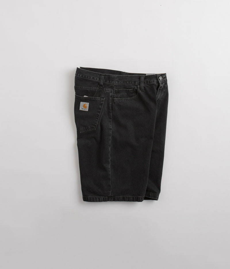 Carhartt Landon Shorts in Black Stone Washed