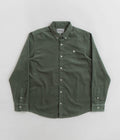 Carhartt Madison Fine Cord Shirt in Park and Wax