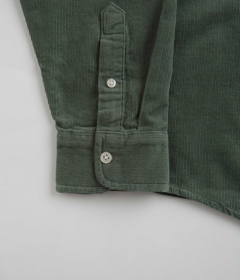 Carhartt Madison Fine Cord Shirt in Park and Wax