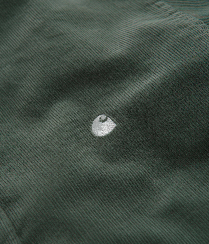 Carhartt Madison Fine Cord Shirt in Park and Wax