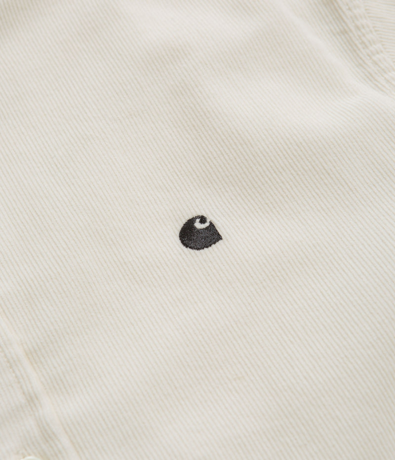 Carhartt Madison Fine Cord Shirt in Wax and Black