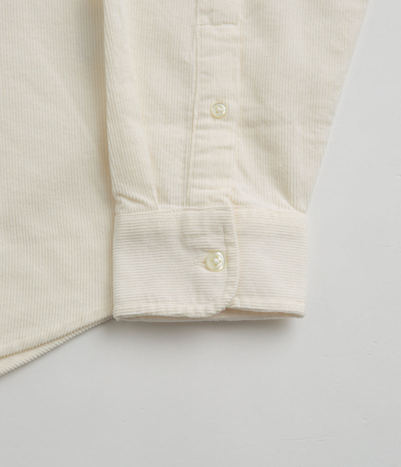Carhartt Madison Fine Cord Shirt in Wax and Black