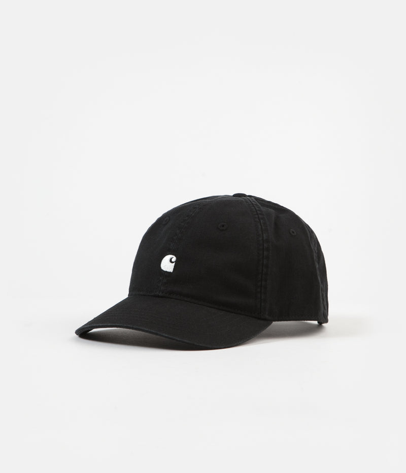 Carhartt Madison Logo Cap in Black and Wax