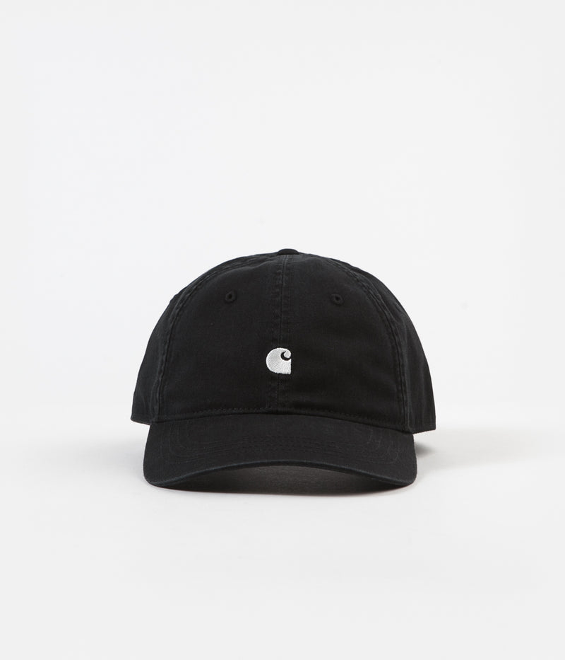 Carhartt Madison Logo Cap in Black and Wax