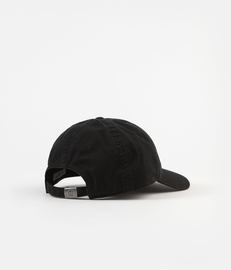 Carhartt Madison Logo Cap in Black and Wax