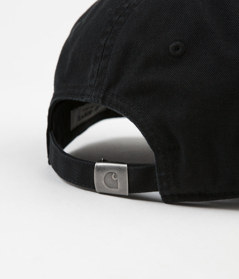 Carhartt Madison Logo Cap in Black and Wax