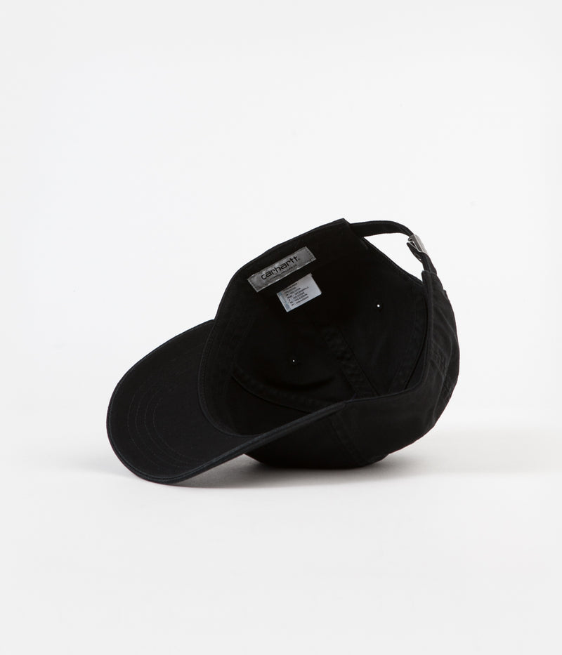 Carhartt Madison Logo Cap in Black and Wax