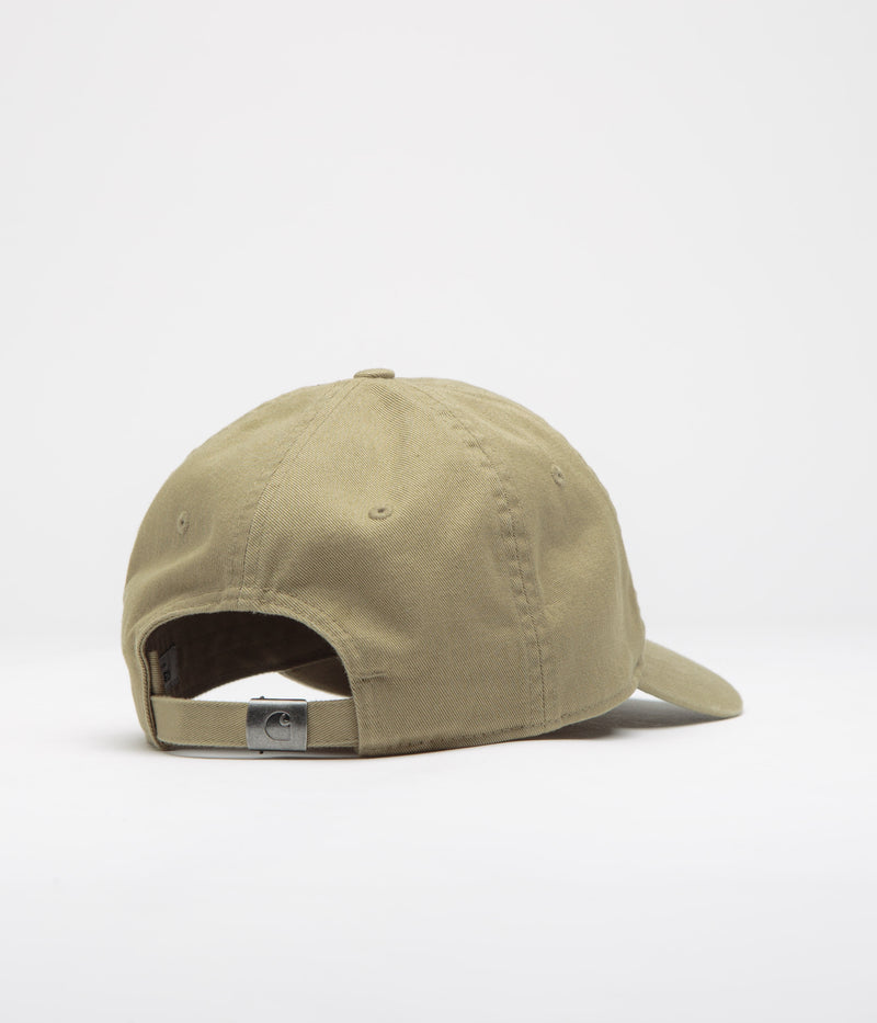 Carhartt Madison Logo Cap in Leather and Black