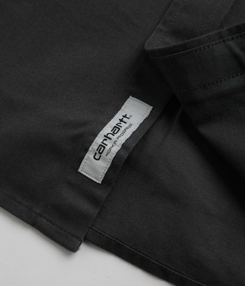 Carhartt Madison Shirt in Charcoal and White
