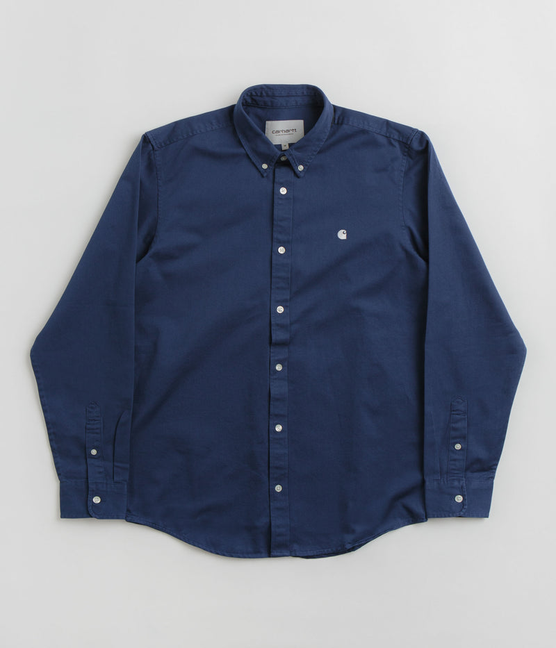 Carhartt Madison Shirt in Elder and White