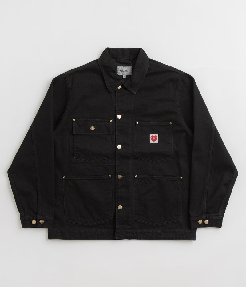 Carhartt Nash Jacket in Black Rinsed