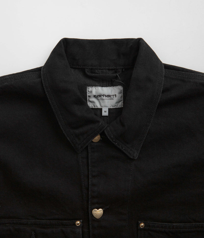 Carhartt Nash Jacket in Black Rinsed