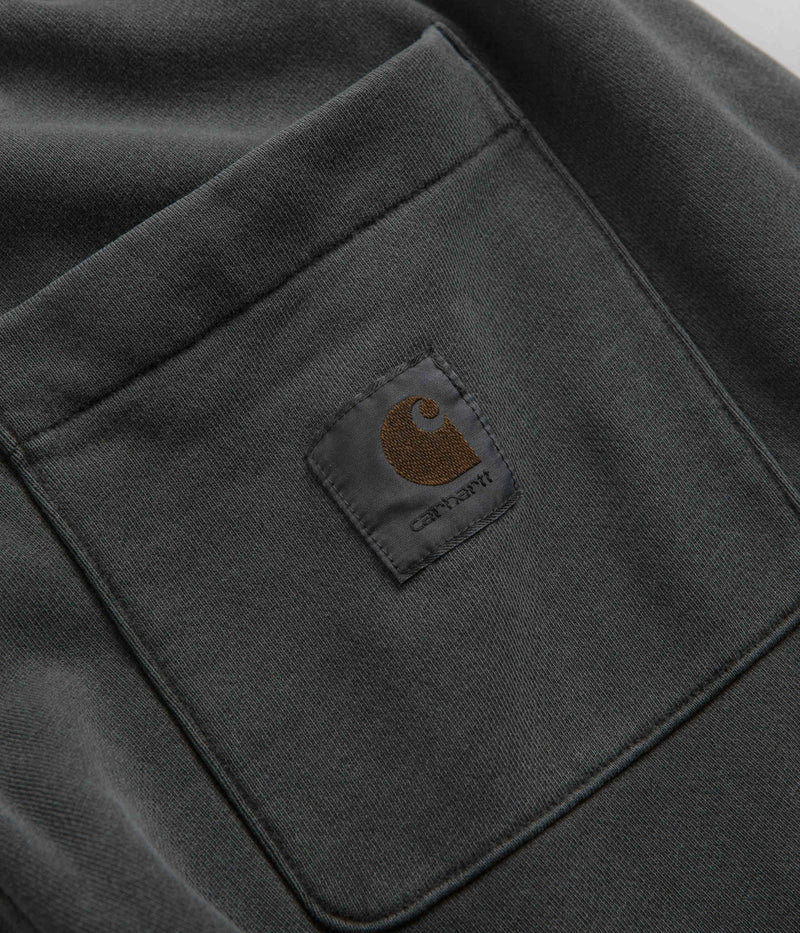 Carhartt Nelson Sweat Shorts in Charcoal