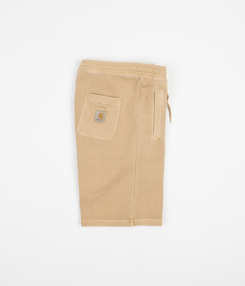 Carhartt Nelson Sweat Shorts in Dusty Hamilton Brown