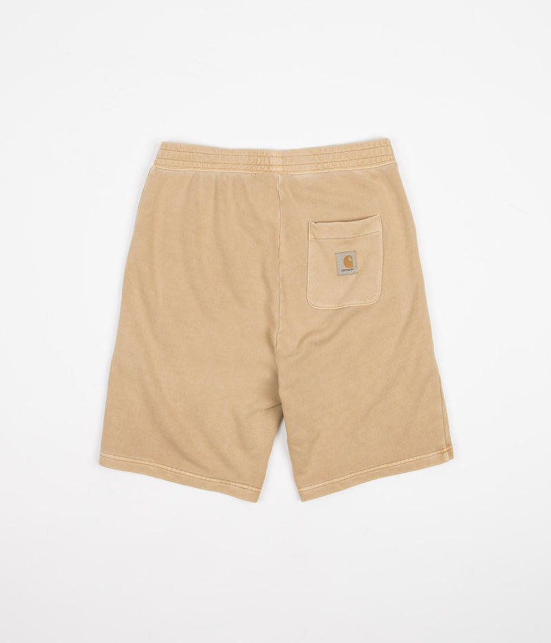 Carhartt Nelson Sweat Shorts in Dusty Hamilton Brown