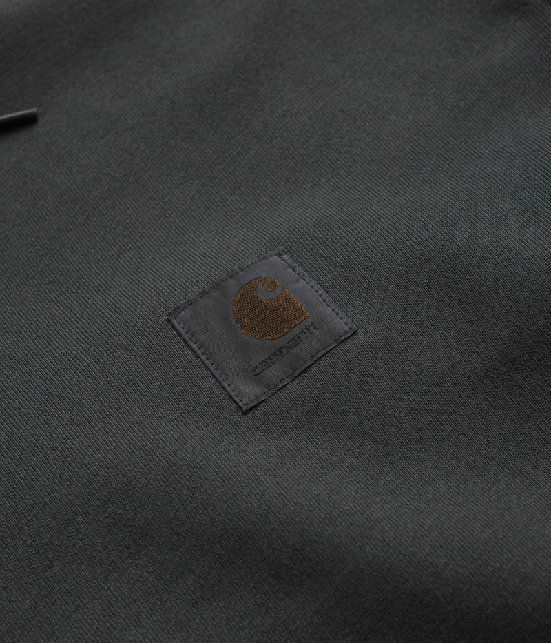 Carhartt Nelson Zip Hoodie in Charcoal