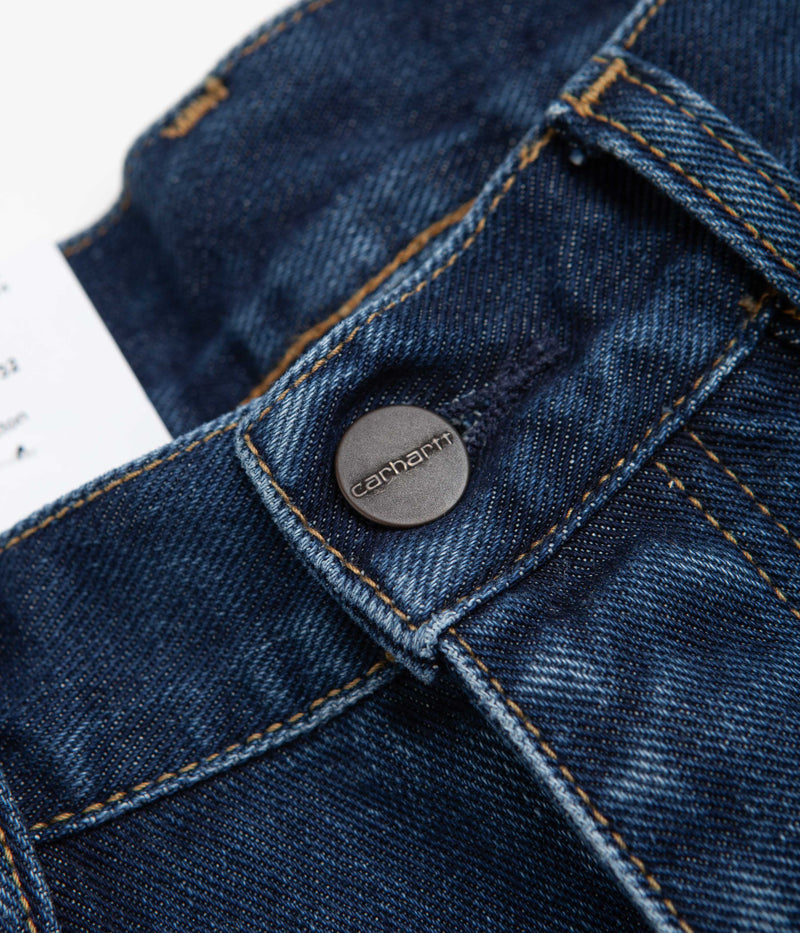 Carhartt Newel Shorts in Blue Stone Washed